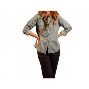 NEW TOPO DESIGNS mountain shirt in denim